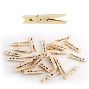 나무집게 (나무색) 4.8cm X 500개 우드 사진집게 사진걸이 메모꽂이