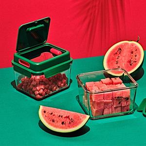 글라스락 깍둑 수박 보관 용기 3.7L, 1개