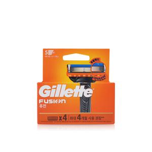 질레트 퓨전 매뉴얼 면도날 1박스 (4입)
