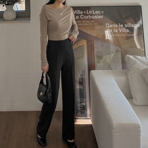 [구김X/스판굿] 벨트리스 세미 와이드 슬랙스