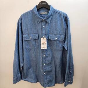 뱅뱅 BANG BANG HC19 뱅뱅 빅사이즈(110,115,120) 봄 긴팔 청남방  BSLD12