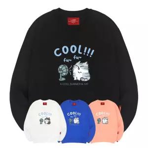 엘라모 3M COOL캣 맨투맨 남녀공용 빅사이즈 S~4XL