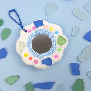 반짝퐁 바다 유리 거울 키링 DIY 씨글라스 공예 10개 만들기 환경 키트