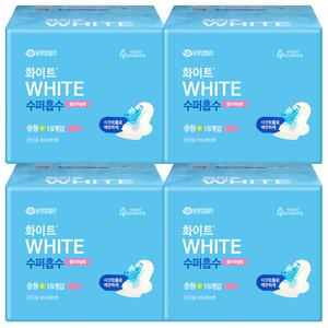 화이트 수퍼흡수 울트라 중형 18P X 4팩