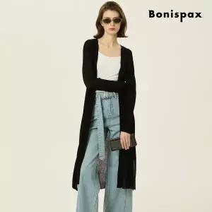 [롯데백화점]보니스팍스 옆 트임 썸머 롱 니트 가디건 (XP4KG002M0)