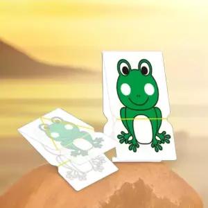 튀어오르는 개구리 만들기 고무줄 탄성에너지 과학실험키트 점프 점핑놀이 (1인용 5세트)