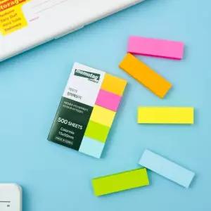 메모텍 플래그 점착메모지 2종 종이 필름) 각 500매