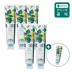 덴티스테 시트러스 후레쉬 치약 200g 5개 + 미니치약 20g 
