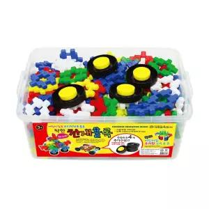 (214pcs) 천재 블록/사각/블럭/십자/입체/문제/해결/STEAM/융합/교육/두뇌/발달/무한/조합/어린이/선물/EQ