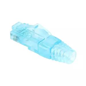 관통형 Cat.6 RJ45 커넥터 100개입 플러그 부트 일체형 RJ-45 랜선 UTP 랜케이블 제작용 / 기가 비트 8P8C 콘넥터 WISENX1544