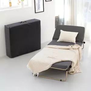 코지 접이식 침대+보관 커버 포함 간이 휴대용 폴딩 야전 캠핑 공장 사무실 침실 1인