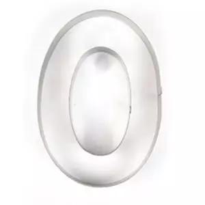 숫자장식쿠키커터 베이킹용 숫자 케이크 표시 0입체틀 (WFJ19G9)