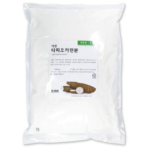 타피오카전분1kg/이든타운/변성/전분/가루/분말/파우더/타피오카/말토덱스트린/찰빵/푸딩/제과/제빵/베이킹
