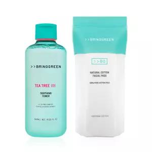 브링그린 티트리 시카 수딩 토너 500ml 솜 기획 - R