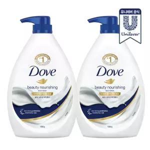 도브 뷰티너리싱 바디워시 1L 2개_