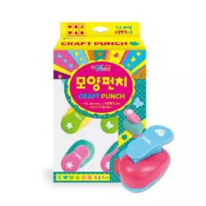 종이나라 모양 펀치 소 6종 1cm/펀칭기 어린이집 아동 유아 문구 공작 미술 꾸미기 타공 유치원 어린이