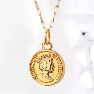 24K 순금 목걸이 데일리 심플 밀리언 엘리자베스 금 목걸이 여자친구 선물(14K/18K 체인)