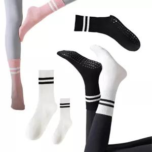 요가 홈트 스포츠 논슬립 양말 6개 세트 롱삭스 미끄럼방지 필라테스 남녀공용