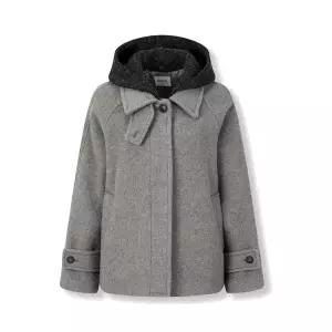 [롯데백화점]톰보이 니트후드 포인트 울 숏코트 9175413993_isa