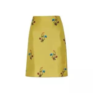 마르니 튤립 프린트 새틴 스커트 GOMA0792F0UTSG37 TUV42 TP949113735