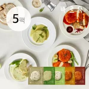 바르닭 소스품은 함박스테이크 5종 세트 (총 5팩)
