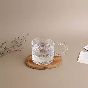 (구슬 320ML 6개) 유니크 손잡이컵 엔틱/유리컵/머그젠/찻잔/머그/머그컵/머그잔/티머그/티머그컵/머그컴