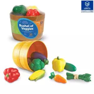 러닝리소스 야채바구니 뉴스프라우츠 채소 모형 소꿉놀이 시장놀이 사회성 소근육발달 장난감