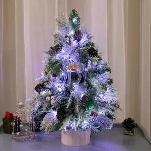 플라워트리 크리스마스 미니트리 워머 LED 노르딕사슴몬타나 45cm