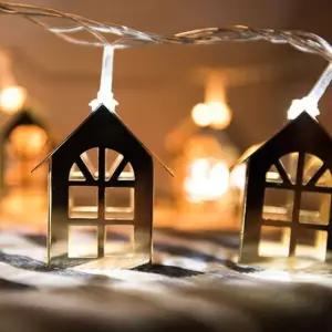 플라워트리 크리스마스 미니하우스 건전지 전구 LED 30P 하우스