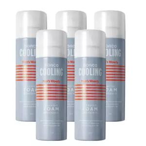 도루코 쿨링 쉐이빙 폼 멘즈 우디 210ml 5개