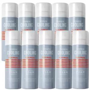 도루코 쿨링 쉐이빙 폼 멘즈 우디 210ml 10개