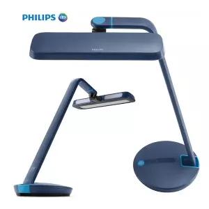 [필립스]시력보호 LED 스탠드 스트라이더 66111 다크블루 백라이트 허니콤 깜빡임 블루라이트차단