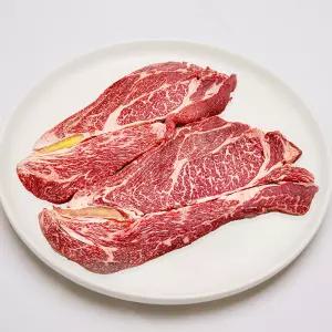 마장동 한우이츠 등심원육 세트 1kg 1++등급 투뿔 한우 소고기