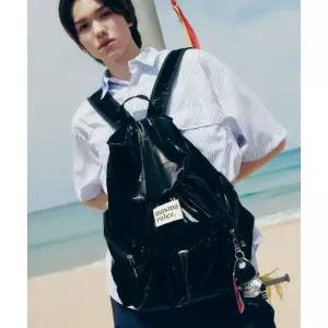 마스마룰즈 MASMARULEZ String f랩 LAP backpack _ Glittery black 5009668632 330422