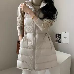 [예쎄] 허리 스트링 하프 경량 패딩베스트 (S5WVT021A)