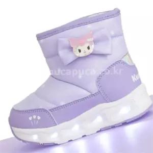 유리상 어린이부츠 발광 반목 방한화 유아방한부츠