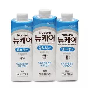뉴케어 완전균형 영양식 당뇨식 DM 200ml 60캔 당뇨환자 경구 경관 영양식