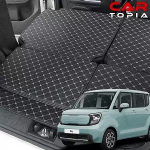 더뉴 레이 페이스리프트 퀼팅 가죽 트렁크매트 1밴 2밴 차박 트렁크 용품