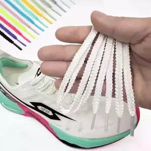 톱니 신발끈 안풀리는 운동화 러닝화 끈 [축구화 풋살화 러너스루프 모양 고정 슈레이스 마라톤]