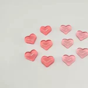 (10개 세트) 핑크 하트 자석/메모/홀더/냉장고/칠판/마그네틱/마그넷/꾸미기/붙이는/화이트보드/게시판