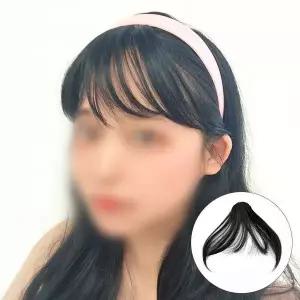 [하프클럽/]여신 앞머리 붙임머리 여우 가발 스타일링용 헤어피스