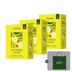 티젠 꿀 캐모마일 15티백x3박스 (+쇼핑백)