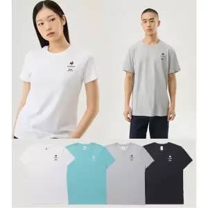 [르꼬끄](대전신세계)[30% OFF] (QQ123LRS11) 베이직 스몰로고 레귤러핏 반팔티셔츠 / 대전 신세계