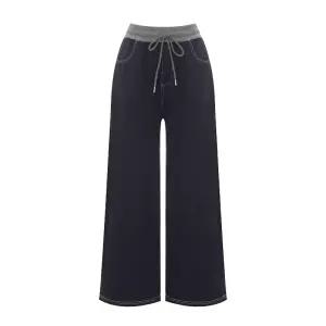 [정상가 99000원][샐리] 스티치데님배색밴딩팬츠_I6A-CPT001