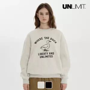 [택가 69,000원] 언리미트 Liberty Crewneck (U25DTTS119) 남녀공용