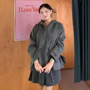 [롯데백화점]씨씨콜렉트 후디 핸드메이드 집업 코트 C254MSG551