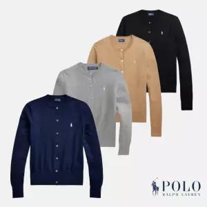 폴로 피마코튼 여성용 가디건