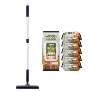 기본에 바로톡 밀대걸레 표준형 + 물걸레 청소포 세트 BNS