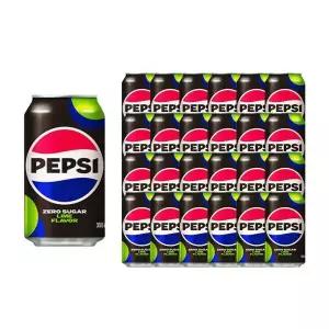롯데 칠성 펩시 제로 슈거 라임 355ML 24캔