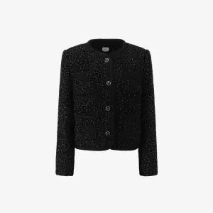 [롯데백화점]DEWL 메탈비딩 트위드 자켓(D244MSF050)